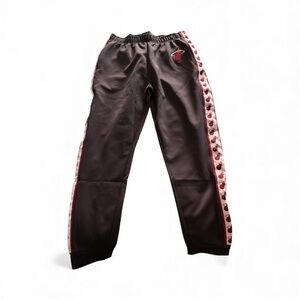 Black Miami Heat Basketball Athletic Track Pants